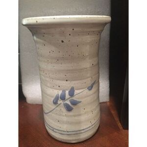Handmade Tall Vase By‎ Liane Blue Flower